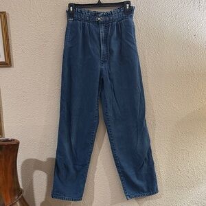 High-Rise Blue Women's Jeans